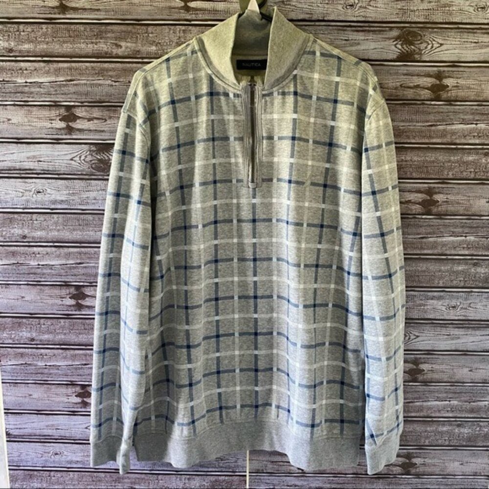 Nautica Men's 1/4-Zip Long-Sleeved Pullover Size XXL